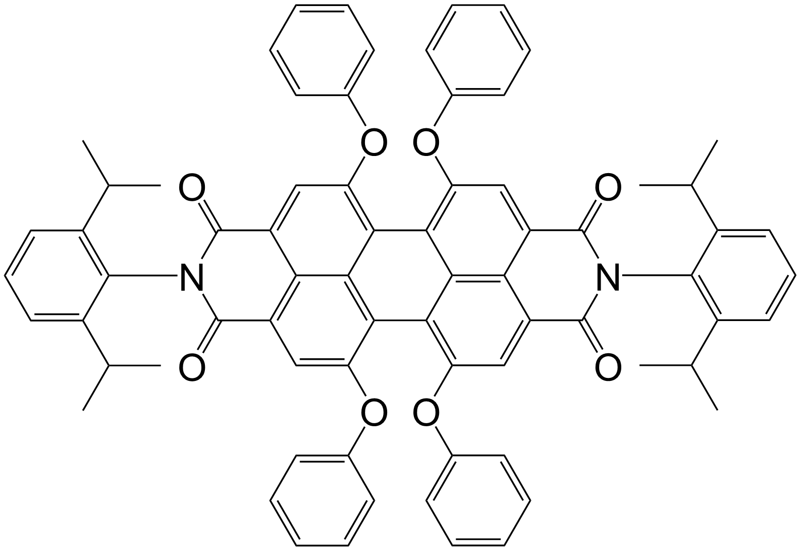 N,N'-双(2,6-二异丙基苯基)-1,6,7,12-四苯氧基-3,4:9,10-四甲酰二胺/123174-58-3
